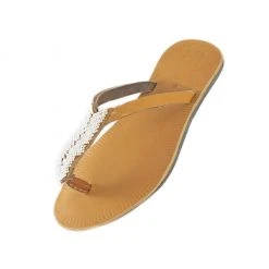 Swahili Coast Design Compass Sandals - White Shoes 8 Swahili Coast Design Compass Sandals - White Shoes