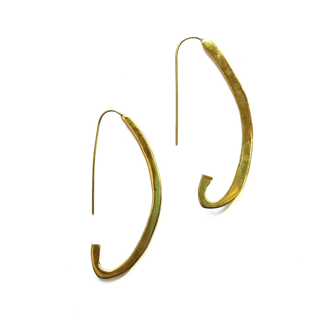 Swahili Coast Design Jewelry Crescent Earrings 3 Swahili Coast Design Jewelry Crescent Earrings