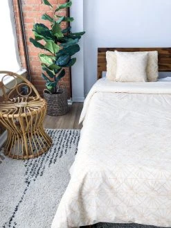 Symbology Best Sellers Reversible Duvet Cover - Cream + Tan