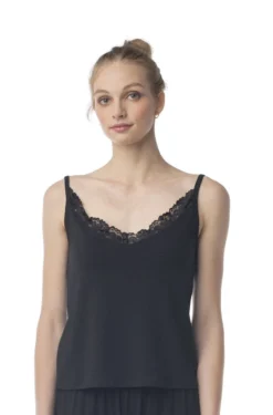 Synergy Organic Clothing Bare All Tencel Camisole - Black Sale