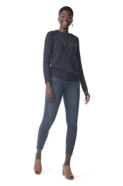 Synergy Organic Clothing Crew Sweater - Black Sale