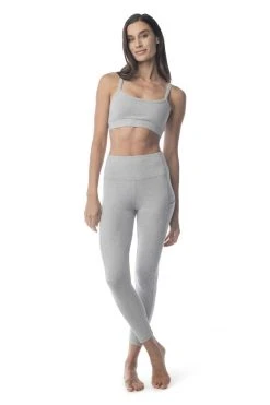 Synergy Organic Clothing Go To Yoga Bra - Heather Gray