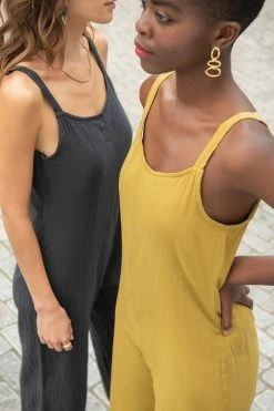 Synergy Organic Clothing Onward Jumpsuit - Ecru Olive