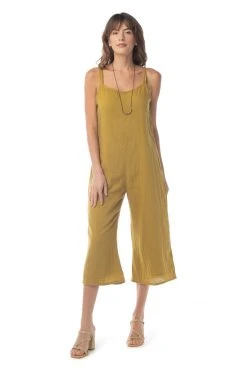 Synergy Organic Clothing Onward Jumpsuit - Ecru Olive