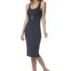 Synergy Organic Clothing Sale Rib Knit Foundation Dress - Black