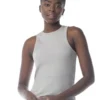 Synergy Organic Clothing Rib Knit Shell Tank Top - Heather Gray Sale