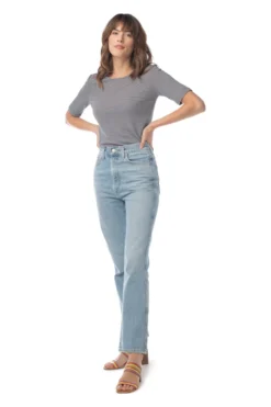 Synergy Organic Clothing Striped Column Tee - Black Sale