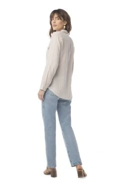 Synergy Organic Clothing True Blue Top - Chateau Gray