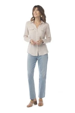 Synergy Organic Clothing True Blue Top - Chateau Gray