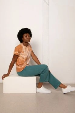 North Of West Taylor Tie Dye Tee - Amber Sale