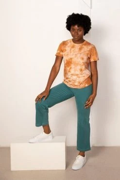 North Of West Taylor Tie Dye Tee - Amber Sale