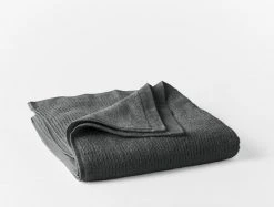 Coyuchi Home Goods Temescal Ribbed Towels - Shadow