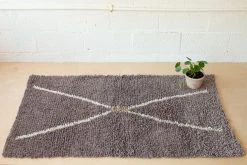 Territory Design Exis Wool Shag Rug - Cinder