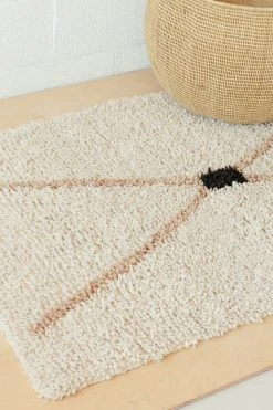 Territory Design Home Goods Exis Wool Shag Rug - Cream