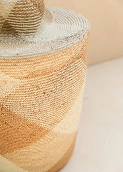 Territory Design Home Goods Japa Tall Basket - Natural