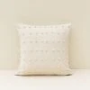 Territory Design Loops Throw Pillow Cover - Cream