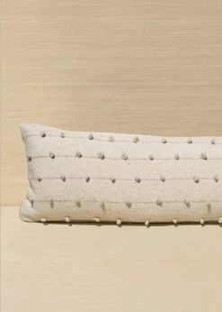 Territory Design Home Goods Loops Lumbar Throw Pillow Cover - Cream 14 Territory Design Home Goods Loops Lumbar Throw Pillow Cover - Cream