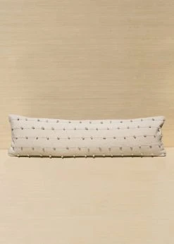 Territory Design Home Goods Loops Lumbar Throw Pillow Cover - Cream