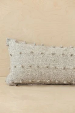 Territory Design Loops Lumbar Throw Pillow Cover - Gray Home Goods