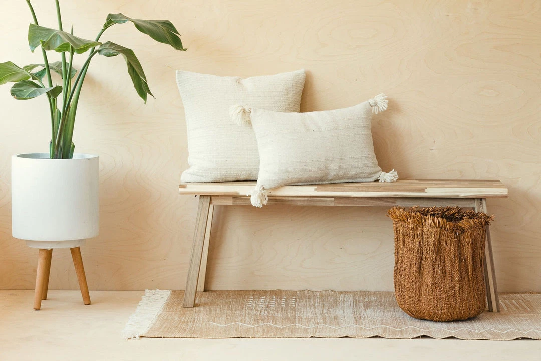 Territory Design Home Goods Nueva Throw Pillow Cover - Cream 4 Territory Design Home Goods Nueva Throw Pillow Cover - Cream