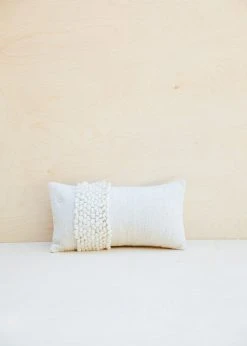 Territory Design Raya Lumbar Pillow Cover - Cream