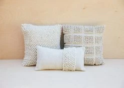 Territory Design Raya Lumbar Pillow Cover - Cream