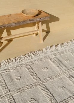 Territory Design Temo Wool Rug - Cream Home Goods