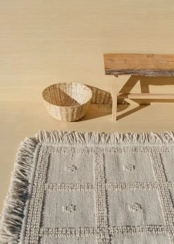 Territory Design Temo Wool Rug - Cream Home Goods