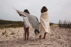 Territory Design Tunisian Beach / Bath Towel - Black Home Goods