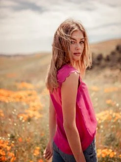 Valani Clothing Thavy Tencel Top - Lilac Rose