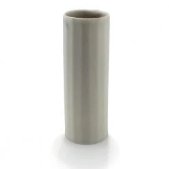 The Bright Angle Bloom Porcelain Vase - Smoke Gray