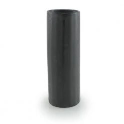 The Bright Angle Home Goods Bloom Porcelain Vase - Mica Black