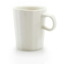 The Bright Angle Porcelain Doubleshot Espresso Cup - Silk White Home Goods