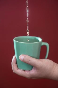 The Bright Angle Monday Porcelain Mug - Mica Black