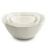 The Bright Angle Porcelain Nesting Bowl Set - Silk White Home Goods 2 The Bright Angle Porcelain Nesting Bowl Set - Silk White Home Goods