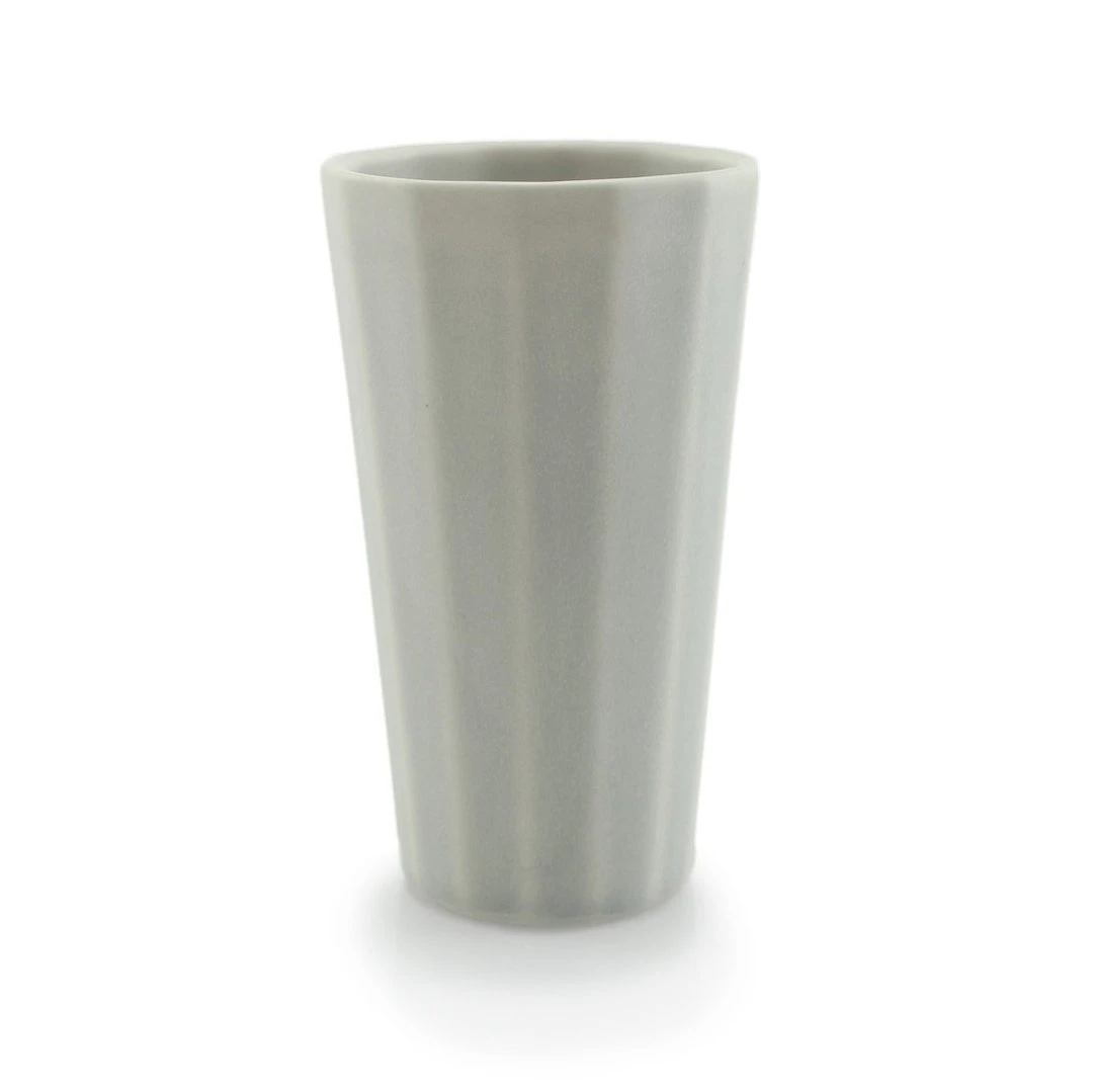 The Bright Angle Porcelain Pint Cup - Smoke Gray 3 The Bright Angle Porcelain Pint Cup - Smoke Gray
