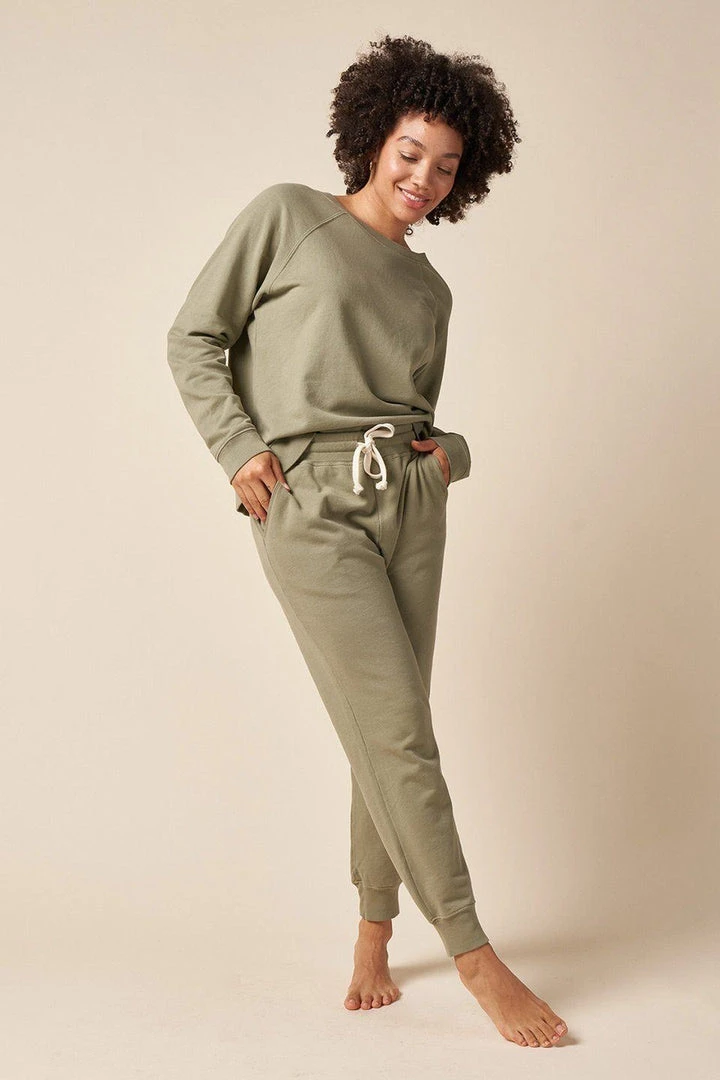 The Standard Stitch Made In USA Classic Jogger - Sage 3 The Standard Stitch Made In USA Classic Jogger - Sage