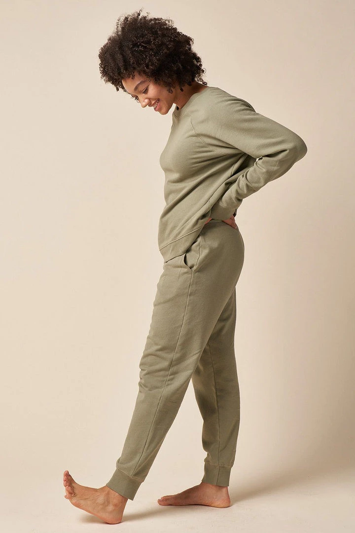 The Standard Stitch Made In USA Classic Jogger - Sage 4 The Standard Stitch Made In USA Classic Jogger - Sage