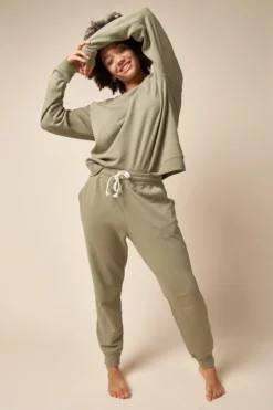 The Standard Stitch Made In USA Classic Jogger - Sage 7 The Standard Stitch Made In USA Classic Jogger - Sage