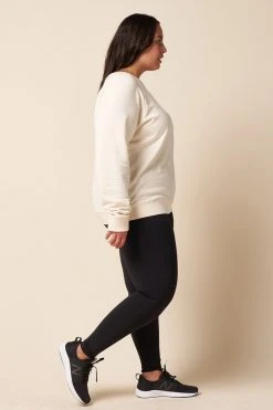 The Standard Stitch College Sweatshirt - Bone