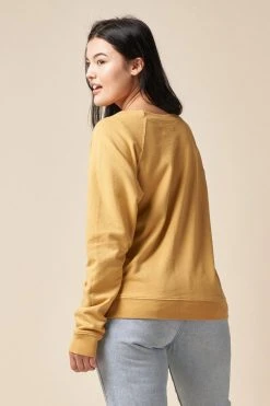 The Standard Stitch College Sweatshirt - Golden Clothing