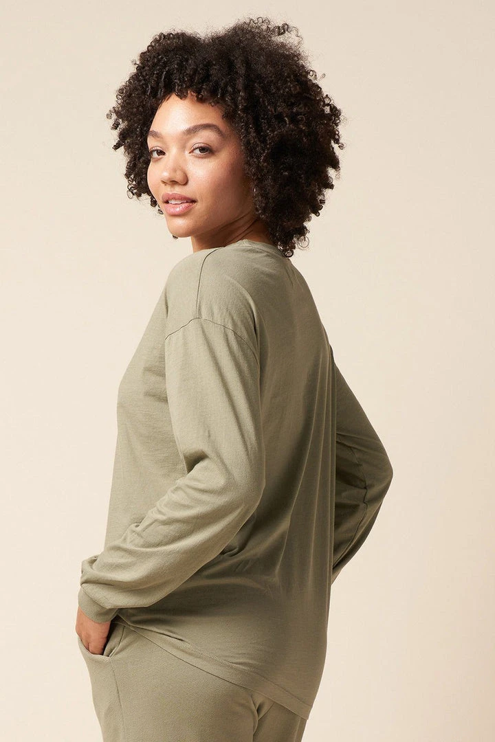 The Standard Stitch Long Sleeve Tee - Sage 3 The Standard Stitch Long Sleeve Tee - Sage