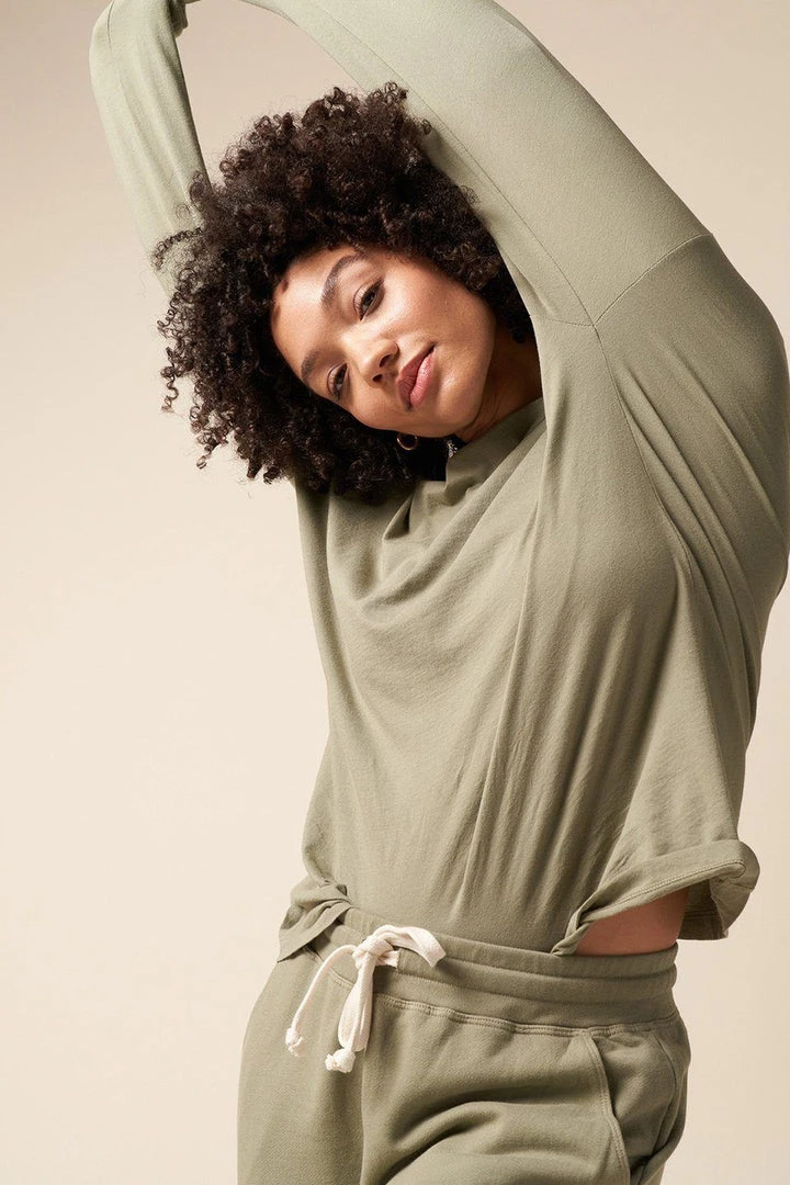 The Standard Stitch Long Sleeve Tee - Sage 4 The Standard Stitch Long Sleeve Tee - Sage