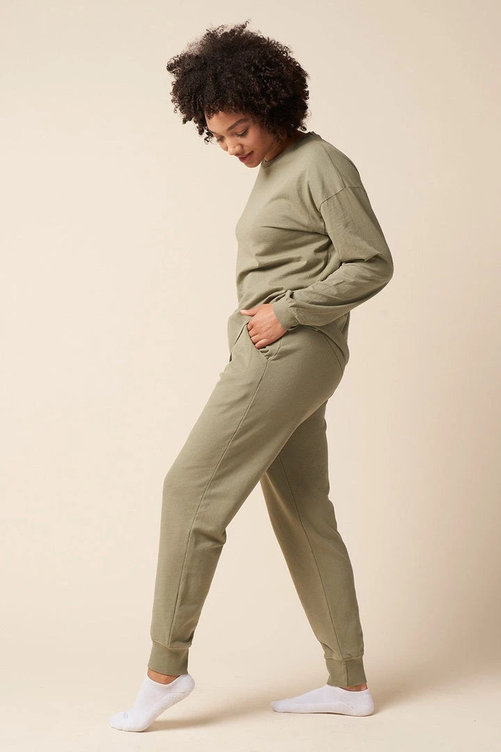 The Standard Stitch Long Sleeve Tee - Sage 5 The Standard Stitch Long Sleeve Tee - Sage