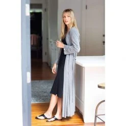 Leena & Lu Home Goods Pima Cardigan Robe