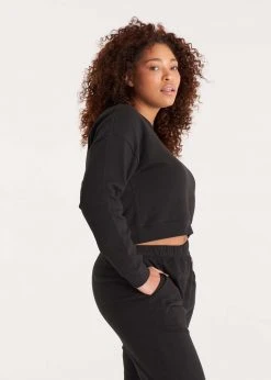 The Standard Stitch French Terry Crop Sweatshirt