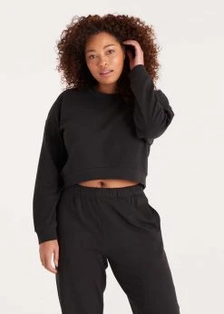 The Standard Stitch French Terry Crop Sweatshirt
