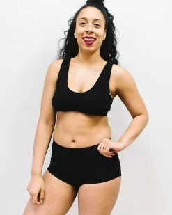 Thunderpants USA Plain Black Bralette Best Sellers