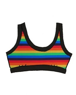 Thunderpants USA Rainbow Stripe Bralette