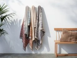 Coyuchi Tomales Beach Towel - Walnut / Hazel